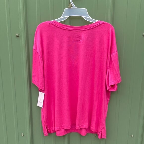 Women's V-Neck Ultra Soft Short Sleeve T-Shirt Size XL - Picture 3 of 5